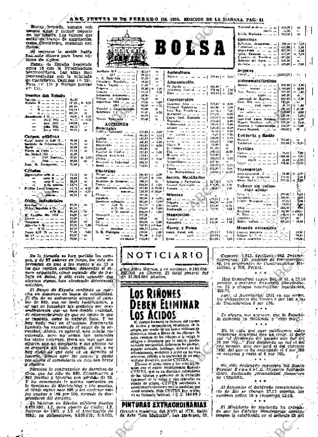 ABC MADRID 16-02-1956 página 41