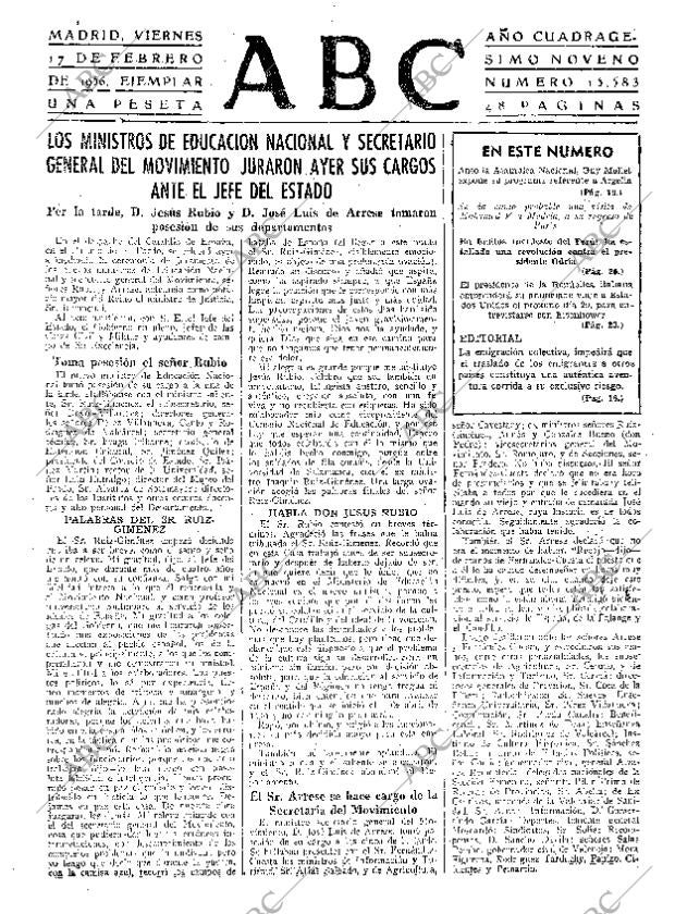 ABC MADRID 17-02-1956 página 15