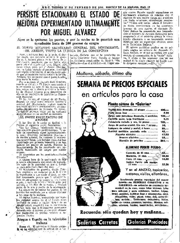 ABC MADRID 17-02-1956 página 17
