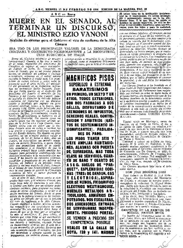 ABC MADRID 17-02-1956 página 26