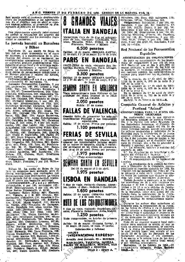 ABC MADRID 17-02-1956 página 34