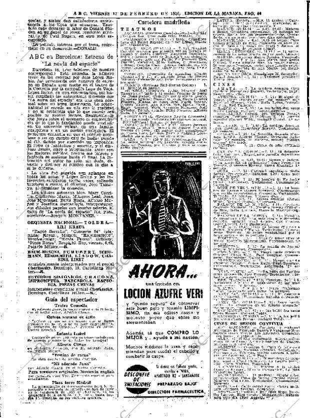 ABC MADRID 17-02-1956 página 40