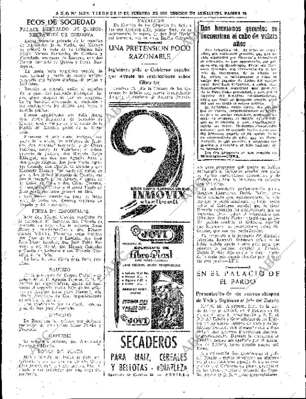 ABC SEVILLA 17-02-1956 página 24
