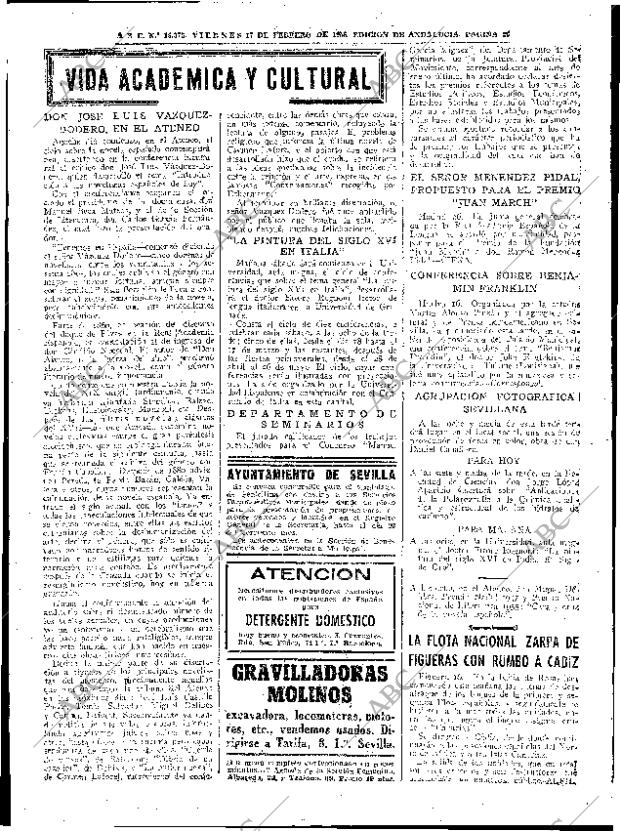 ABC SEVILLA 17-02-1956 página 26