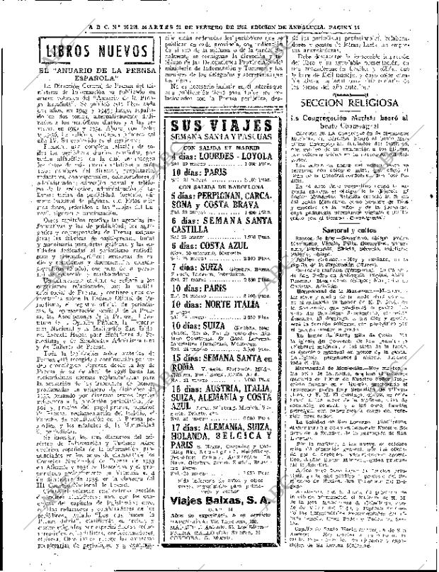 ABC SEVILLA 21-02-1956 página 14