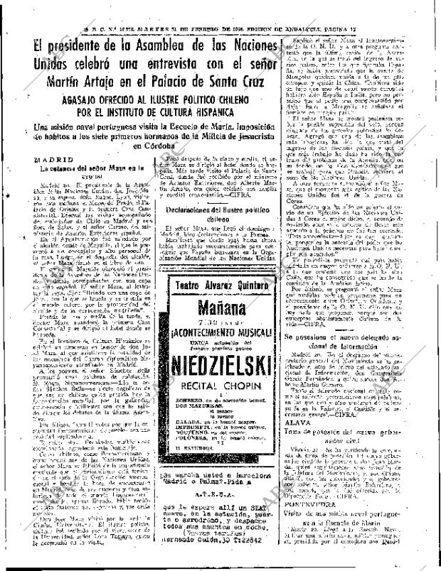 ABC SEVILLA 21-02-1956 página 15