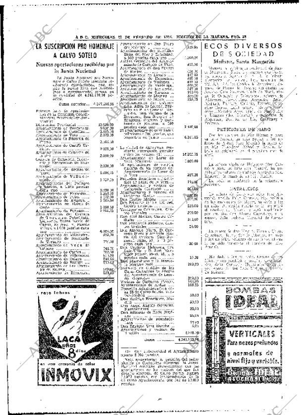 ABC MADRID 22-02-1956 página 26