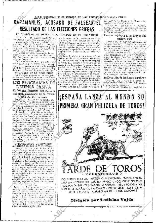 ABC MADRID 22-02-1956 página 27