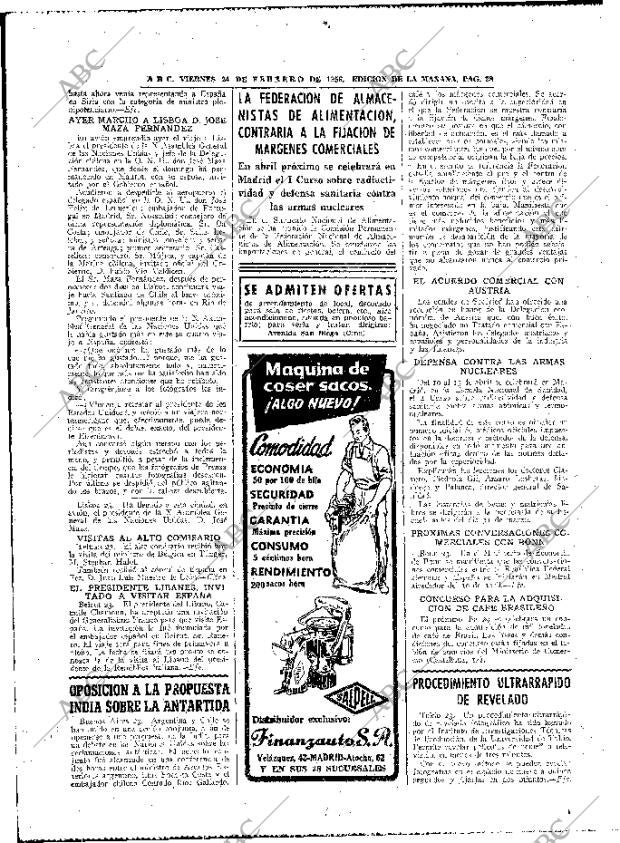 ABC MADRID 24-02-1956 página 18