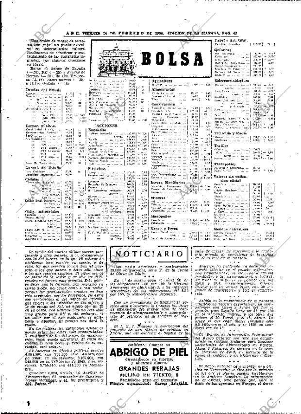 ABC MADRID 24-02-1956 página 33