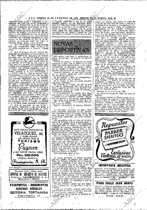 ABC MADRID 24-02-1956 página 36