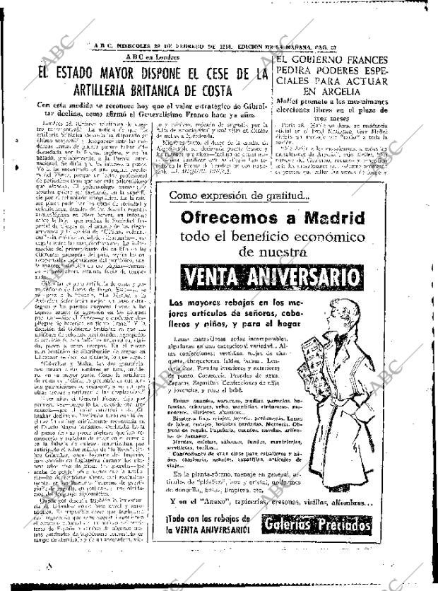 ABC MADRID 29-02-1956 página 25