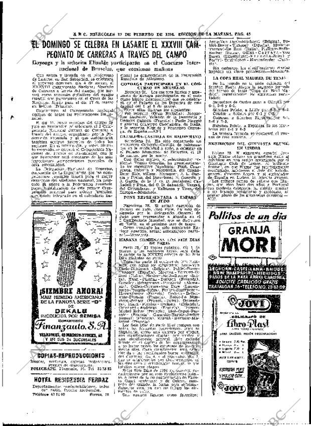 ABC MADRID 29-02-1956 página 43