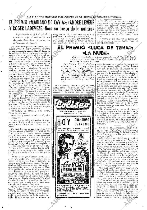 ABC SEVILLA 29-02-1956 página 21