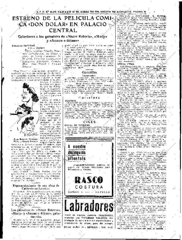 ABC SEVILLA 10-03-1956 página 31