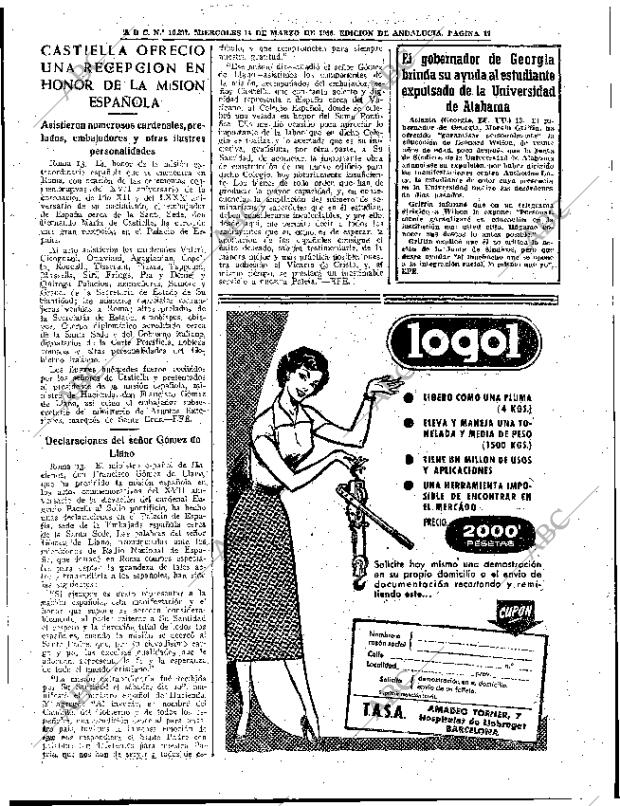 ABC SEVILLA 14-03-1956 página 17