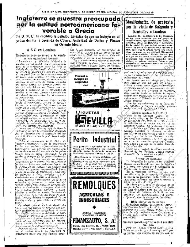 ABC SEVILLA 14-03-1956 página 19