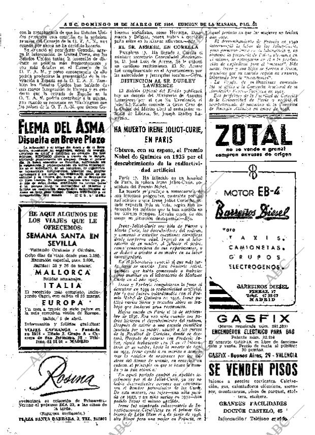 ABC MADRID 18-03-1956 página 66