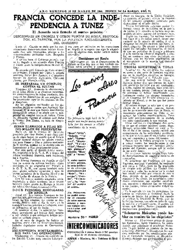 ABC MADRID 18-03-1956 página 71