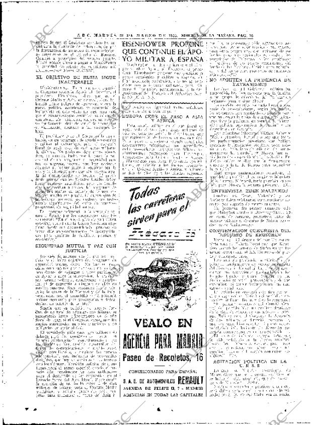 ABC MADRID 20-03-1956 página 16