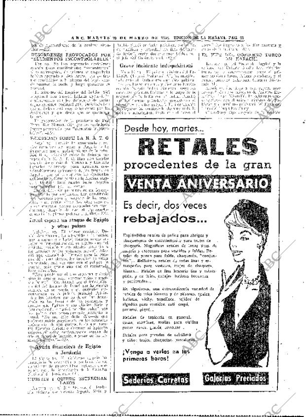 ABC MADRID 20-03-1956 página 21