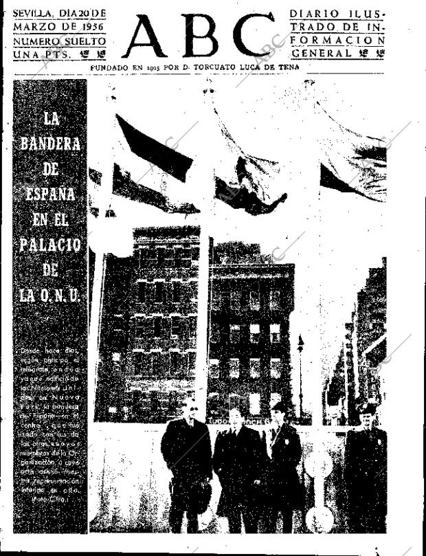 ABC SEVILLA 20-03-1956 página 1