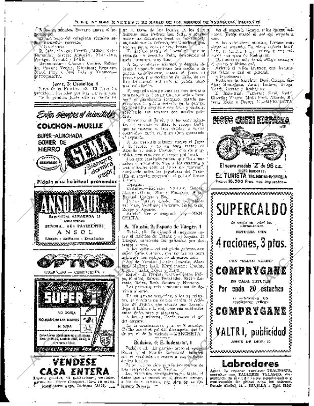 ABC SEVILLA 20-03-1956 página 22