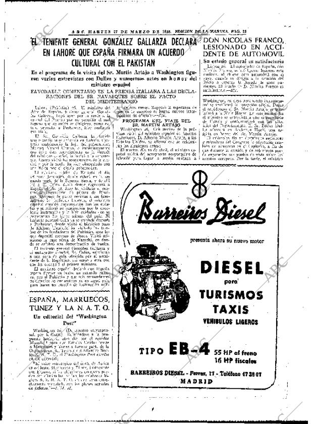 ABC MADRID 27-03-1956 página 17
