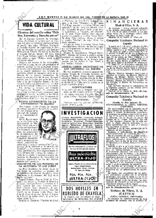 ABC MADRID 27-03-1956 página 25