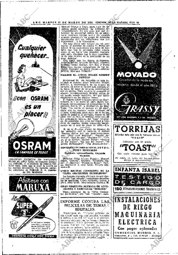 ABC MADRID 27-03-1956 página 40