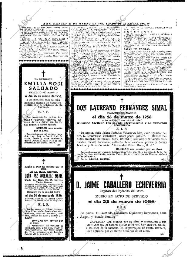 ABC MADRID 27-03-1956 página 42