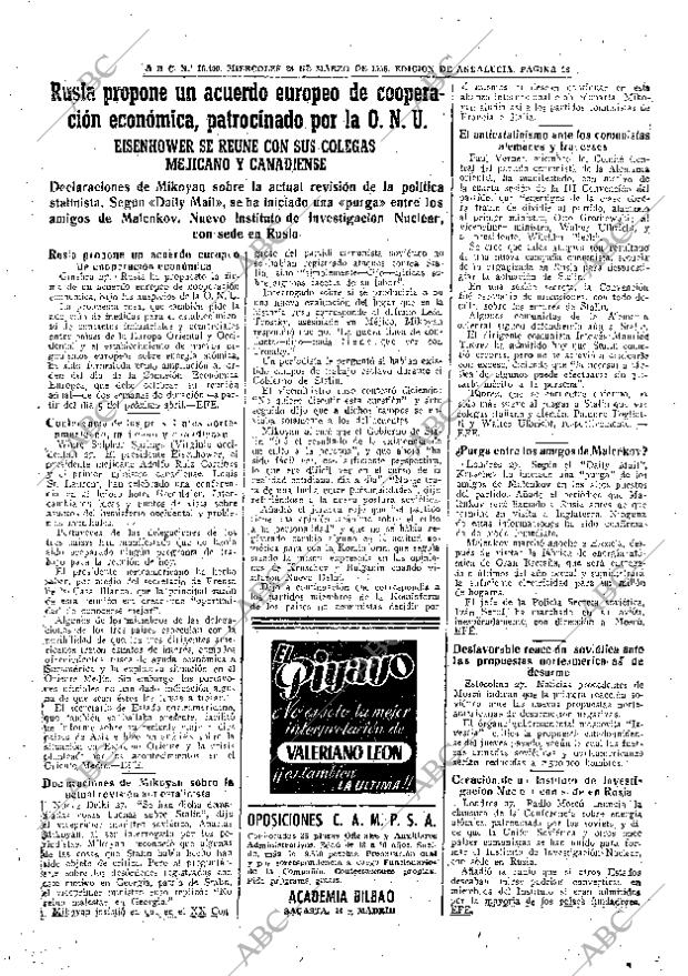 ABC SEVILLA 28-03-1956 página 23