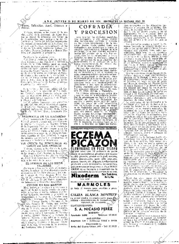 ABC MADRID 29-03-1956 página 20