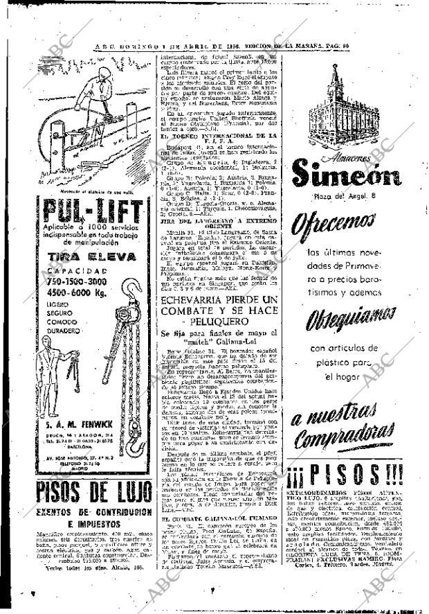 ABC MADRID 01-04-1956 página 84