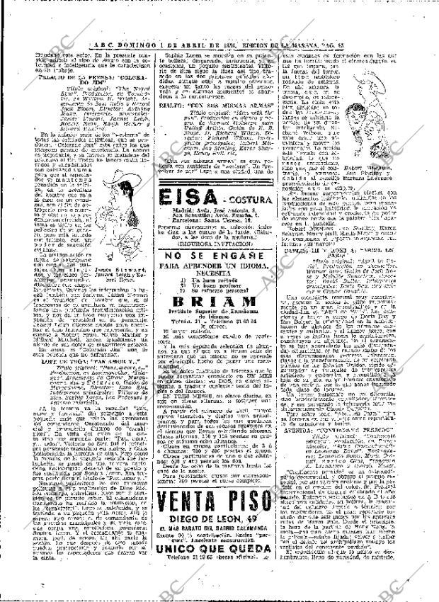 ABC MADRID 01-04-1956 página 89
