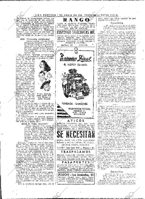 ABC MADRID 01-04-1956 página 90