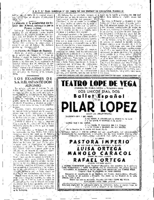 ABC SEVILLA 01-04-1956 página 25