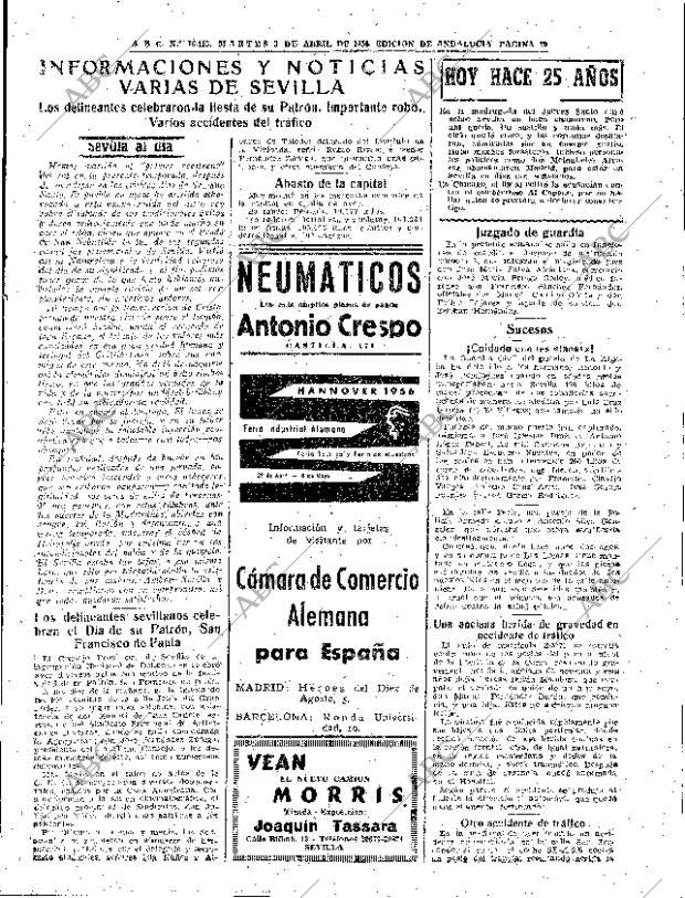 ABC SEVILLA 03-04-1956 página 19