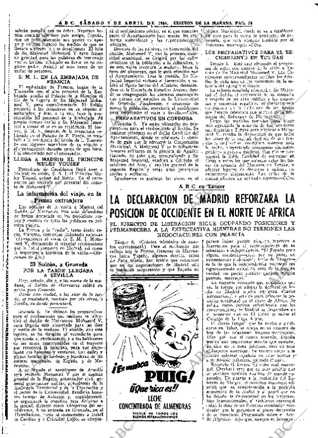 ABC MADRID 07-04-1956 página 26