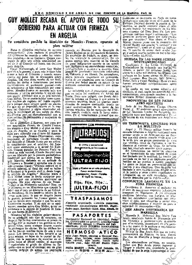 ABC MADRID 08-04-1956 página 64