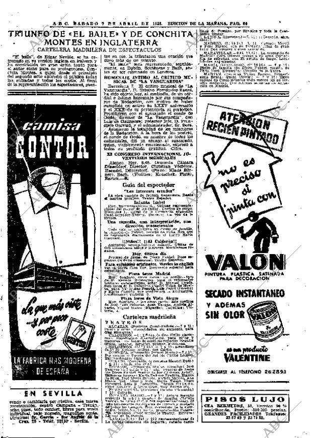 ABC MADRID 08-04-1956 página 84