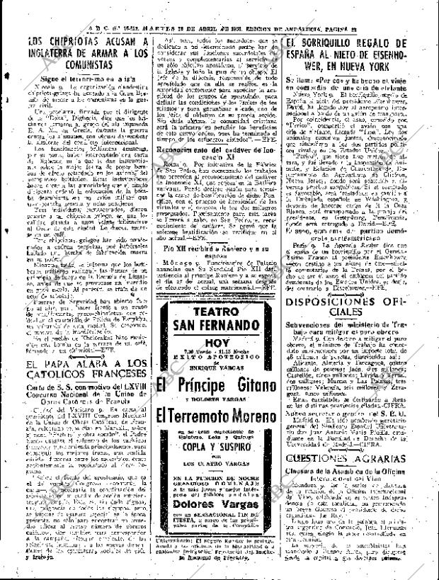 ABC SEVILLA 10-04-1956 página 23