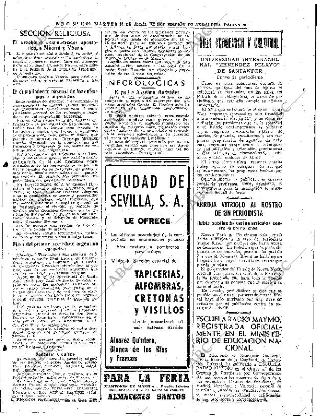 ABC SEVILLA 10-04-1956 página 33