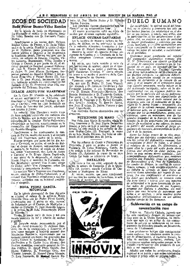 ABC MADRID 11-04-1956 página 42