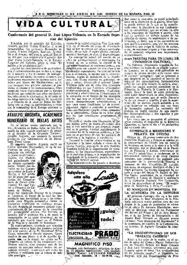 ABC MADRID 11-04-1956 página 43