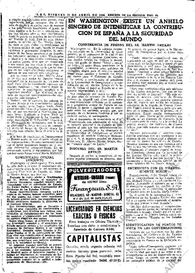 ABC MADRID 13-04-1956 página 38