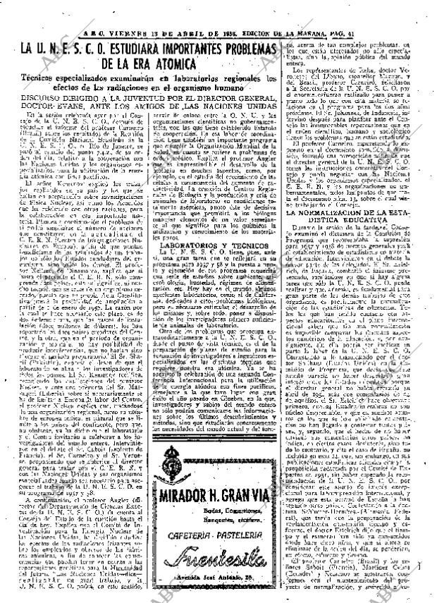 ABC MADRID 13-04-1956 página 41