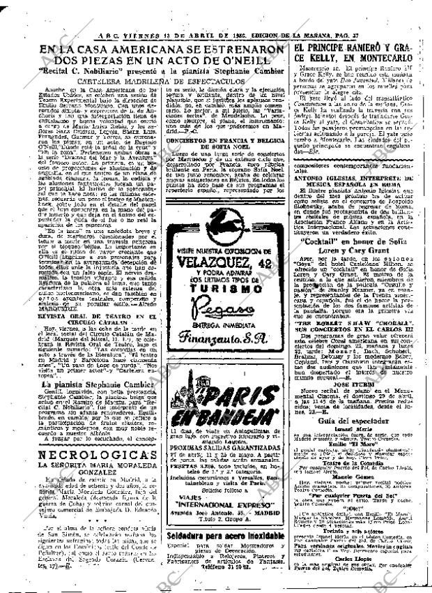 ABC MADRID 13-04-1956 página 57