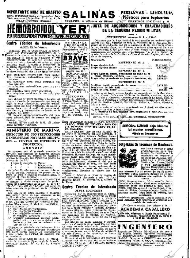 ABC MADRID 13-04-1956 página 67