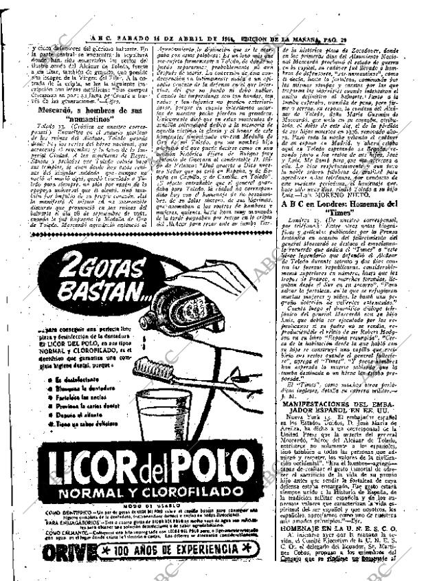 ABC MADRID 14-04-1956 página 27